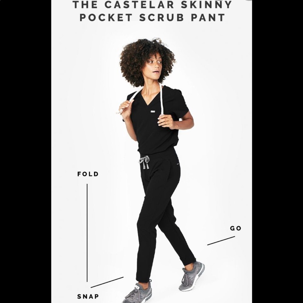 FIGS Castelar Skinny Pocket Scrub Pants